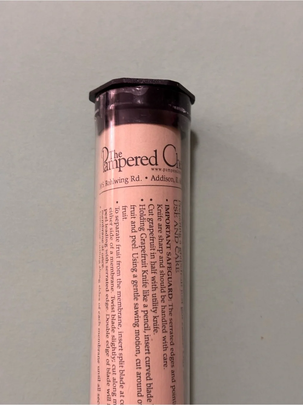The Pampered Chef Grapefruit Knife #1265- Retired